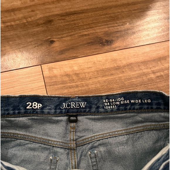 J. Crew 1984 Rigid Low Lower Rise Wide Leg 28 28P - Picture 6 of 6